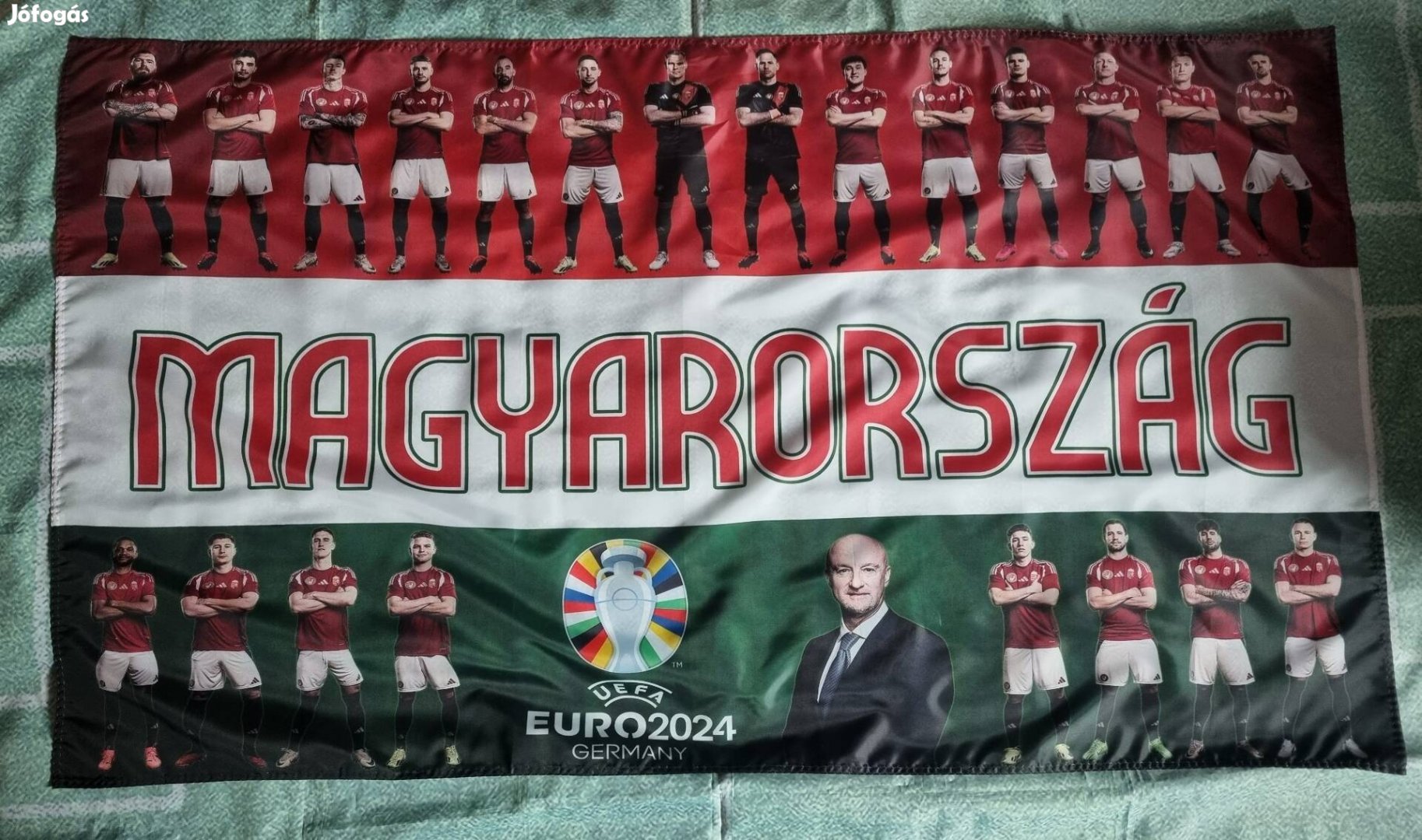 Magyarország szurkolói zászló Szoboszlai dekoráció 