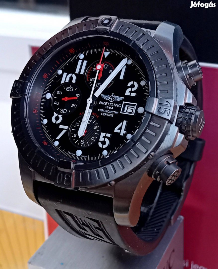 Magyarországi breitling Super Avenger Blacksteel karóra eladó,csere