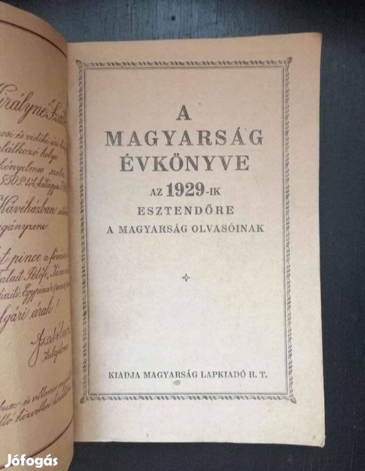 Magyarság évkönyve 1929