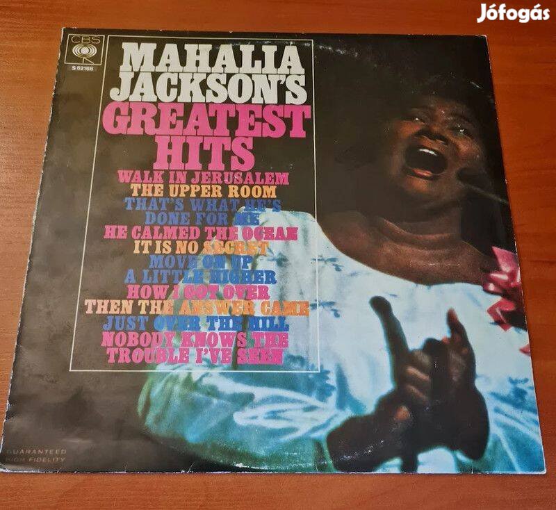 Mahalia Jackson - Mahalia Jackson's Greatest Hits; LP, Vinyl, bakelit