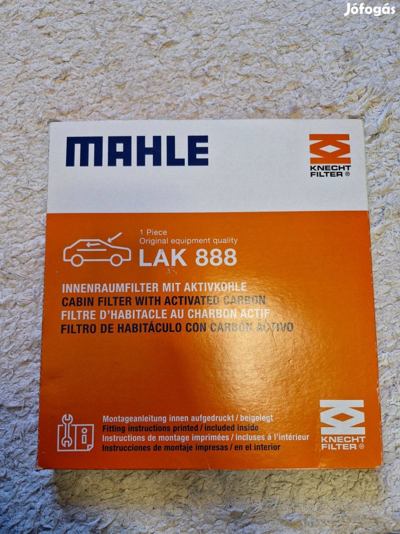 Mahle Lak888 carbon levegőszűrő Új