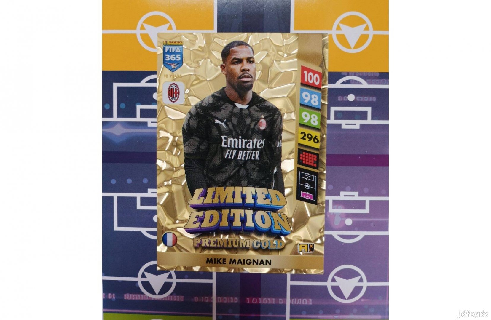 Maignan (Milan) Panini Fifa 365 2025 Premium Gold Limited focis kártya