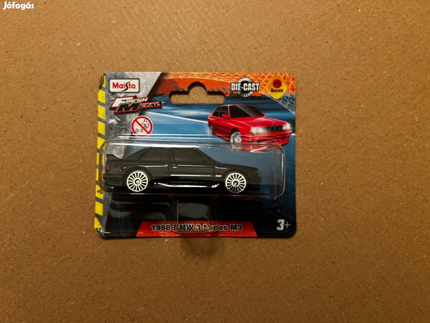 Maisto Fresh Metal 1988 BMW 3 Series M3 - fekete bliszteres