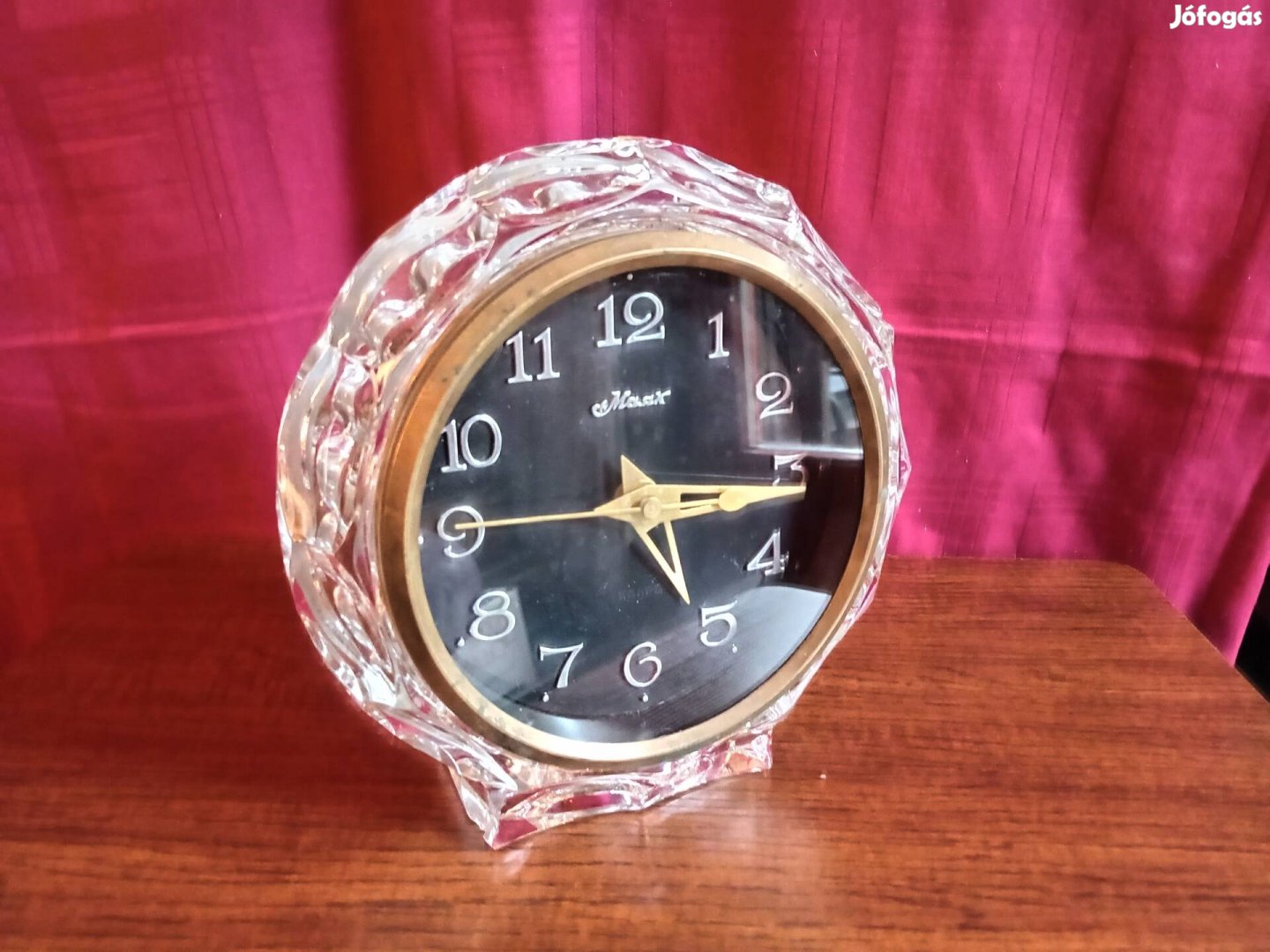 Majak orosz kristály üveg kvarcóra