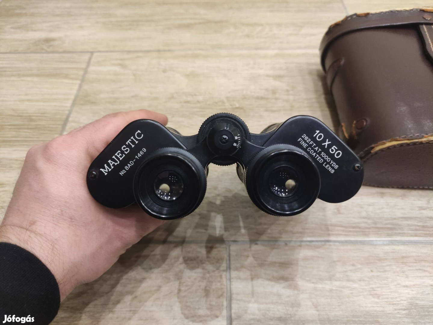 Majestic 10x50 es fém házas Japán távcső újszerű állapotban