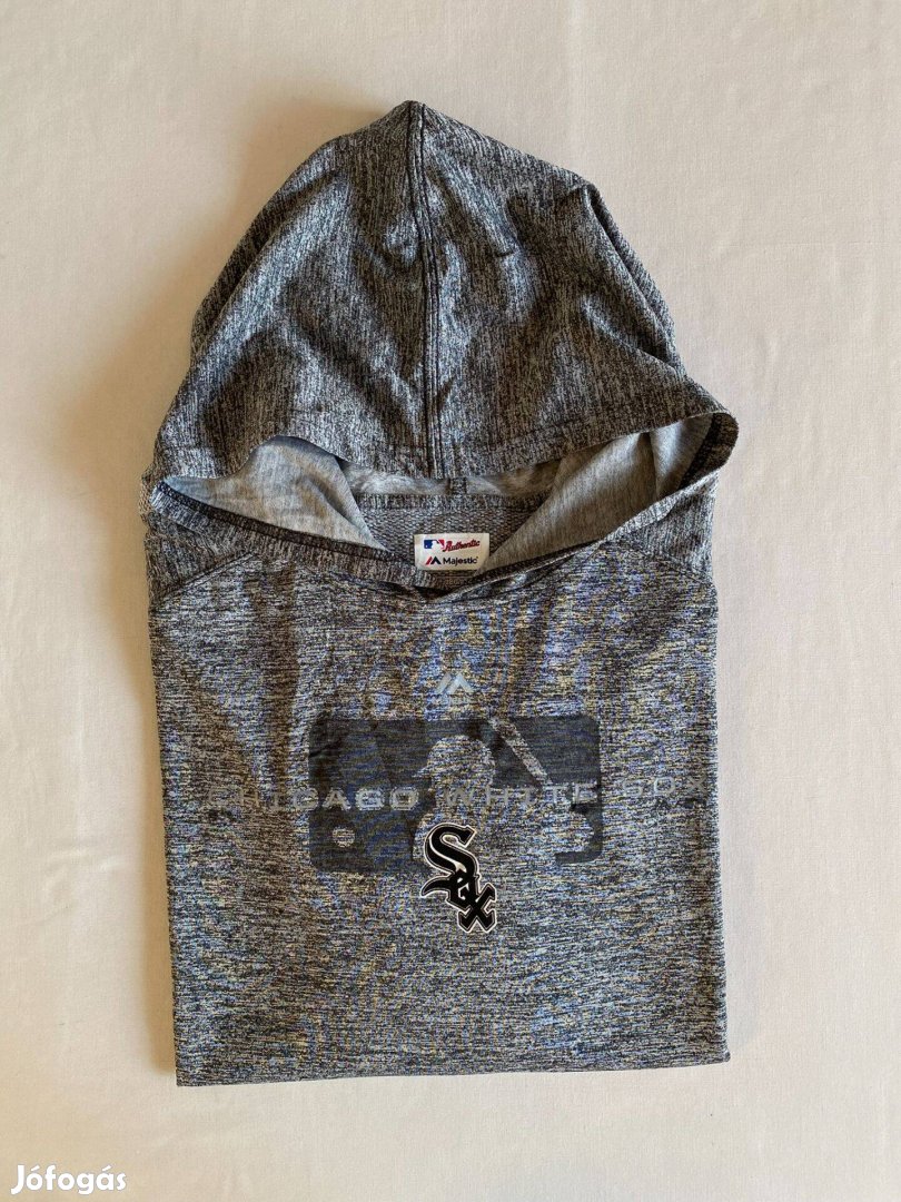 Majestic MLB Chicago White Sox férfi kapucnis hosszú ujjú póló, 2XL