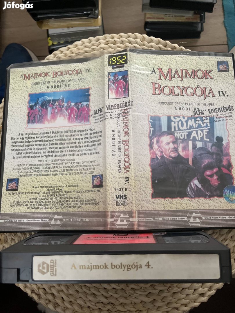 Majmok bolygója 4 guild vhs