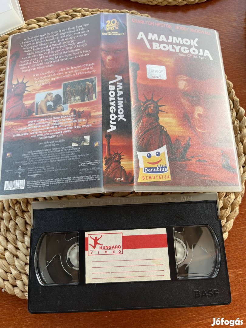 Majmok bolygója vhs