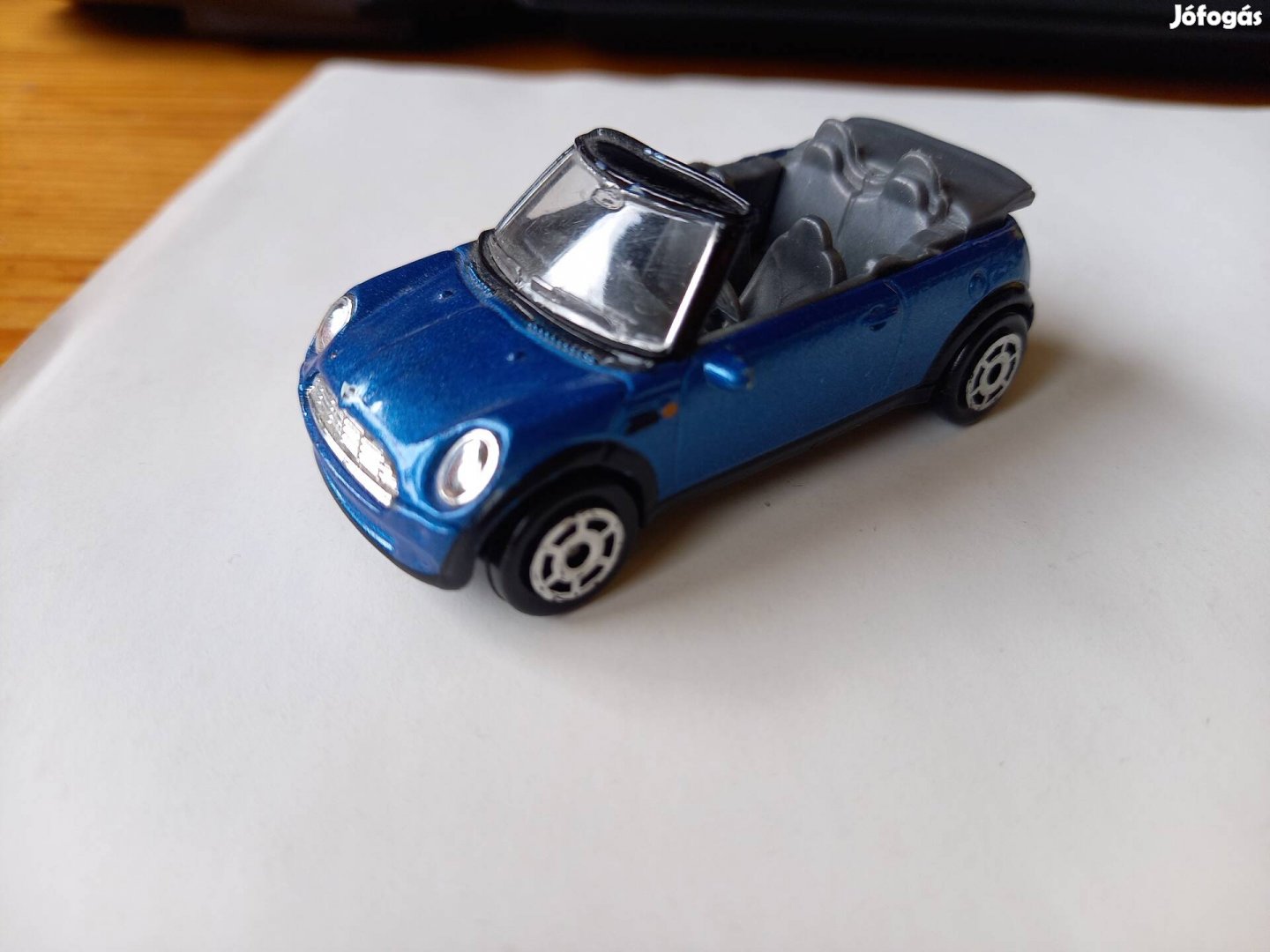Majorette Mini cooper Cabrio 2012 294E blue 1:57