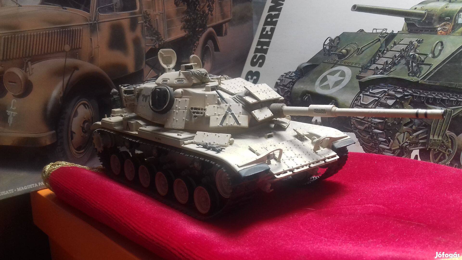 Makett 1:35 Amerikai Abrams Tank, 28 cm csak Személyesen
