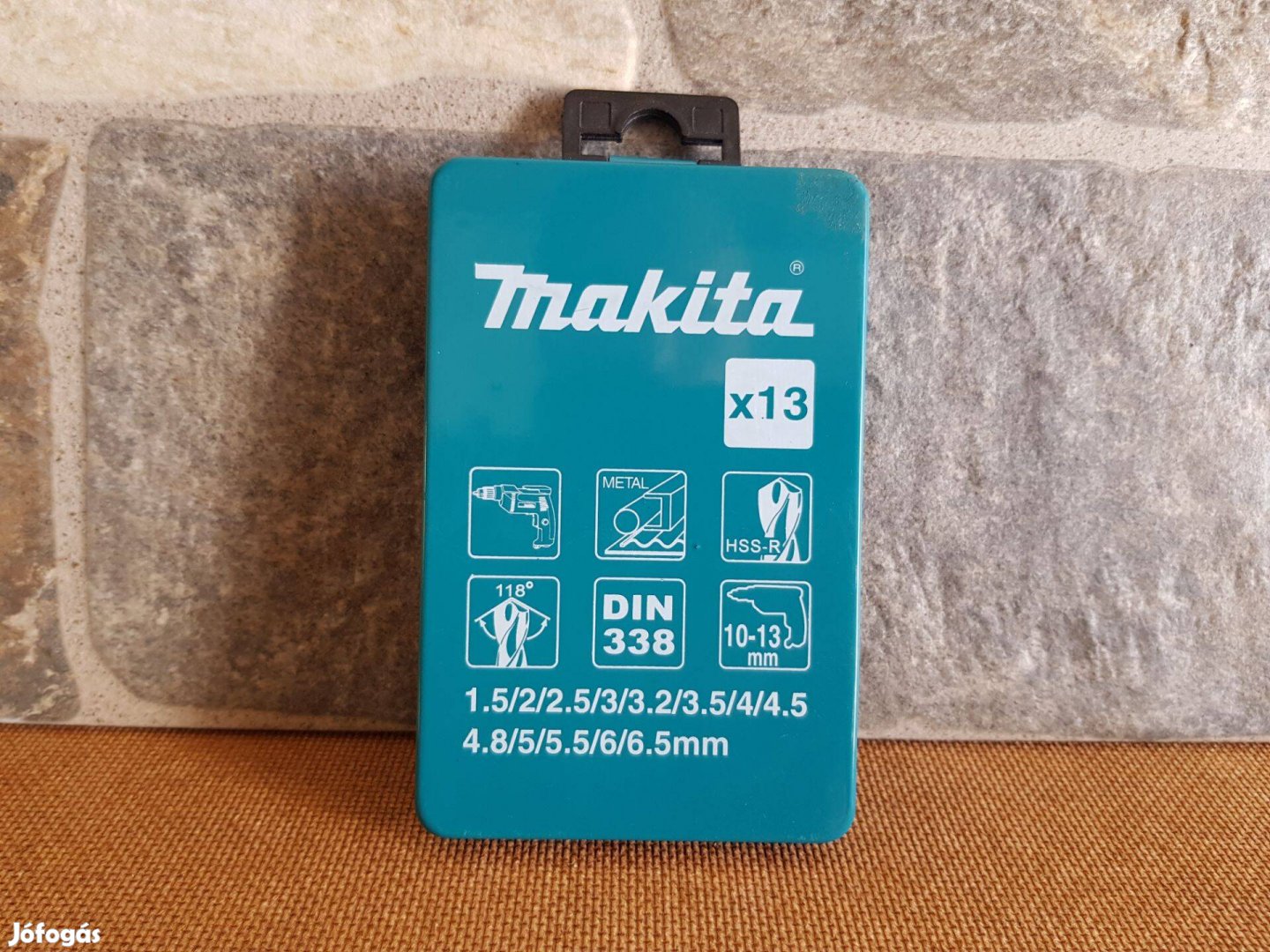 Makita 13 részes HSS csigafúró készlet Metal fúrószár