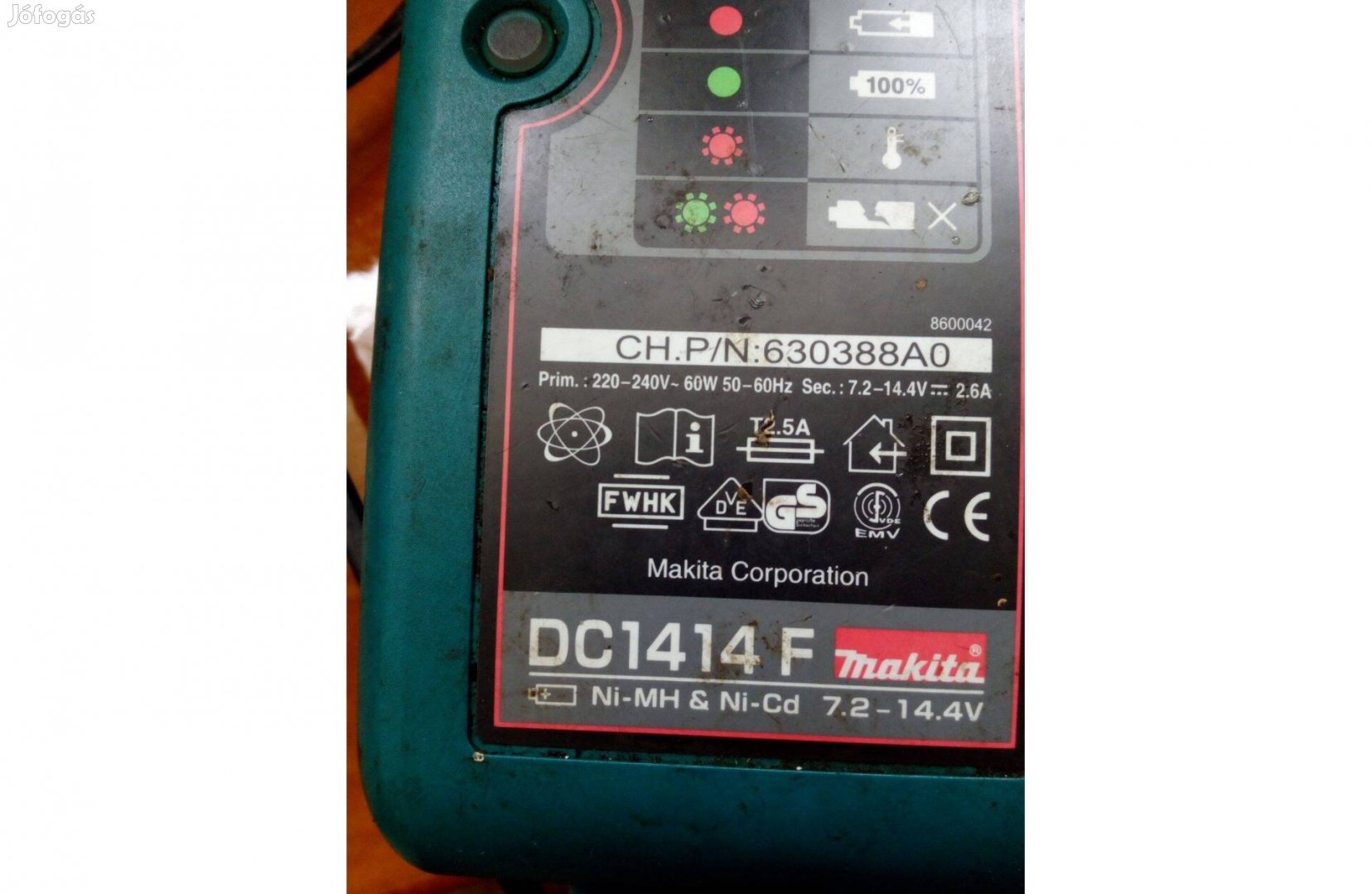 Makita 1414 F akkumulátor töltő eladó!
