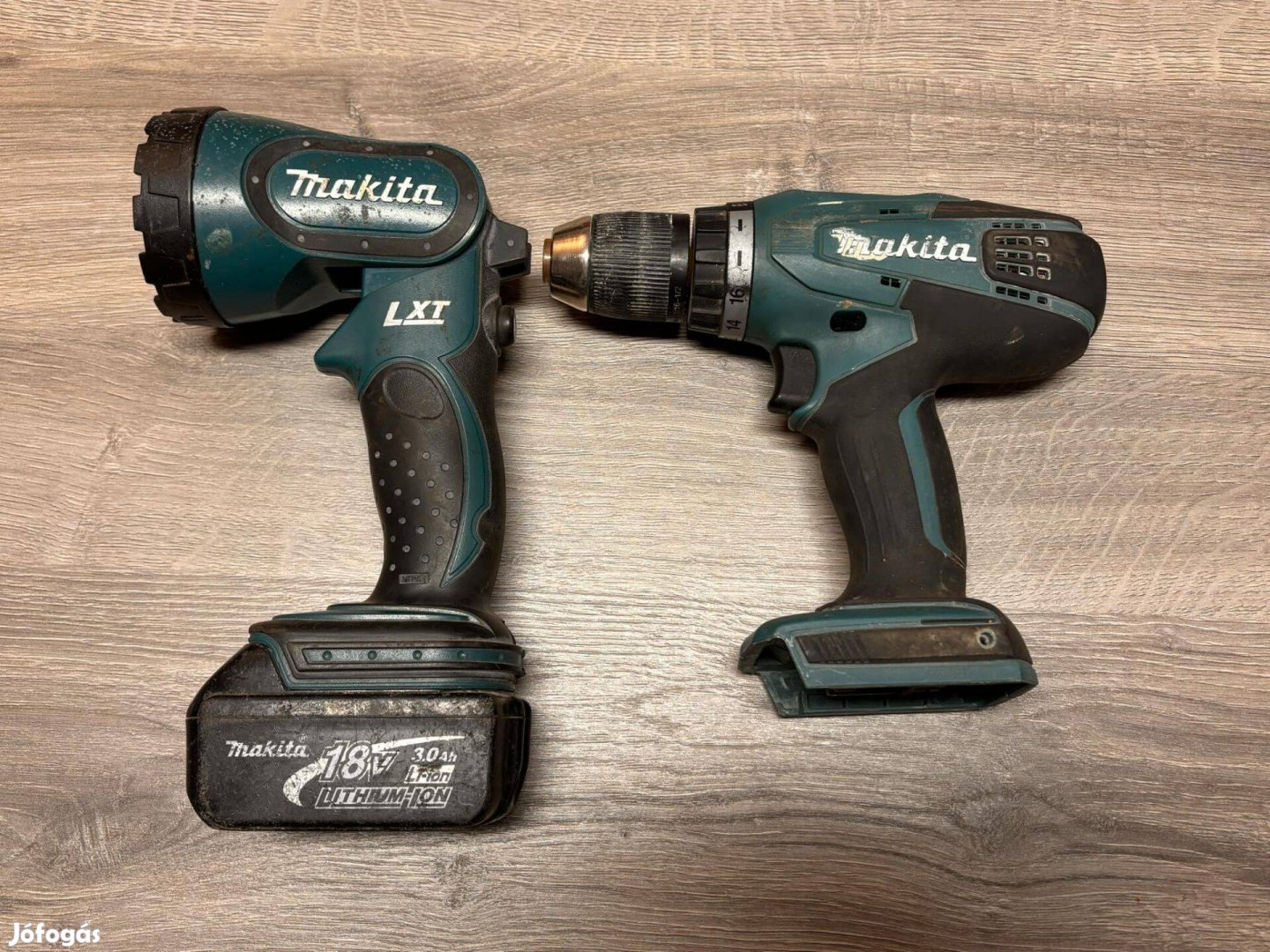 Makita 18v Akkus lámpa + Fúró csavarozó csavarbehajtó