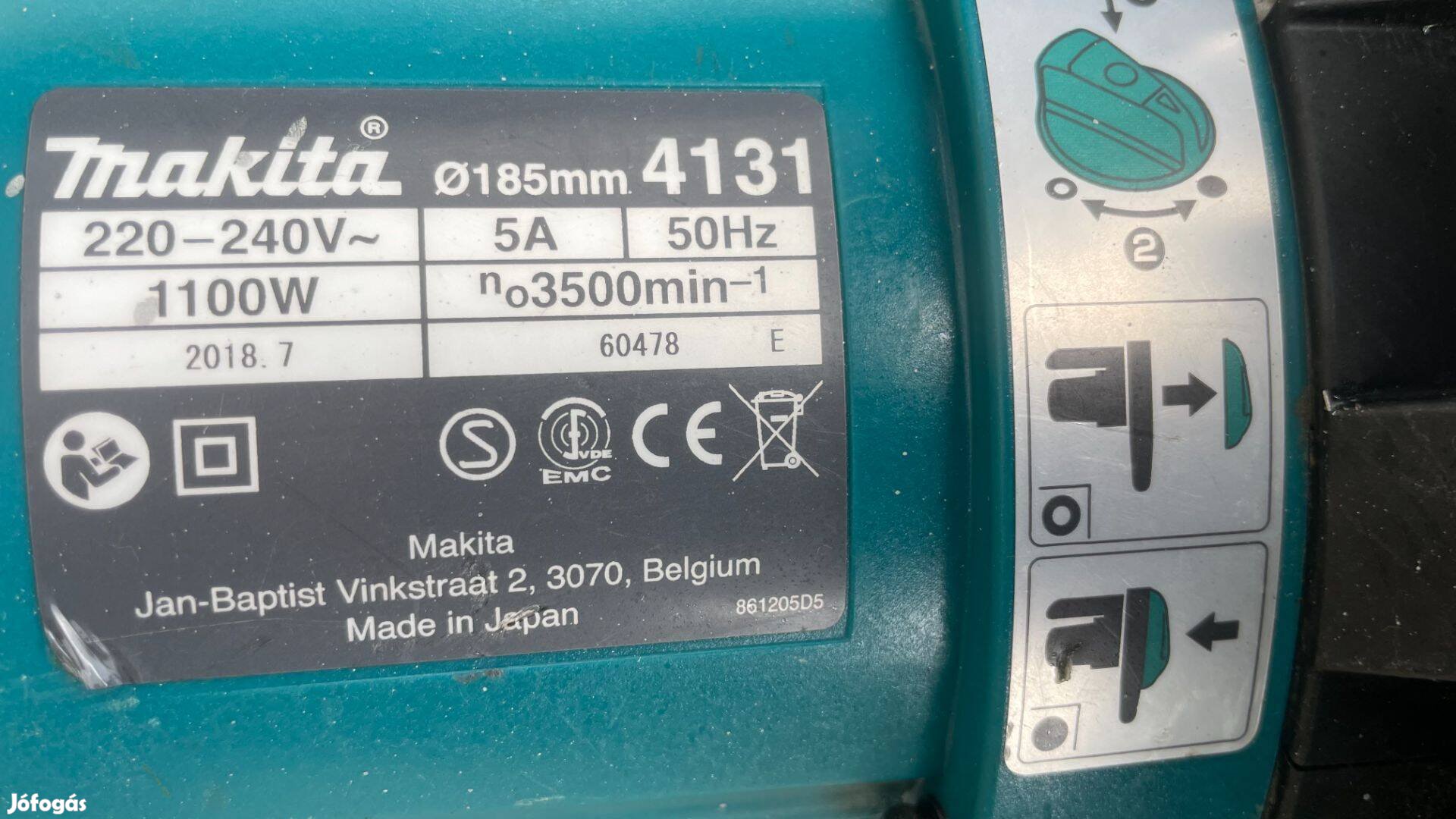 Makita 4131 fémvágó körfűrész
