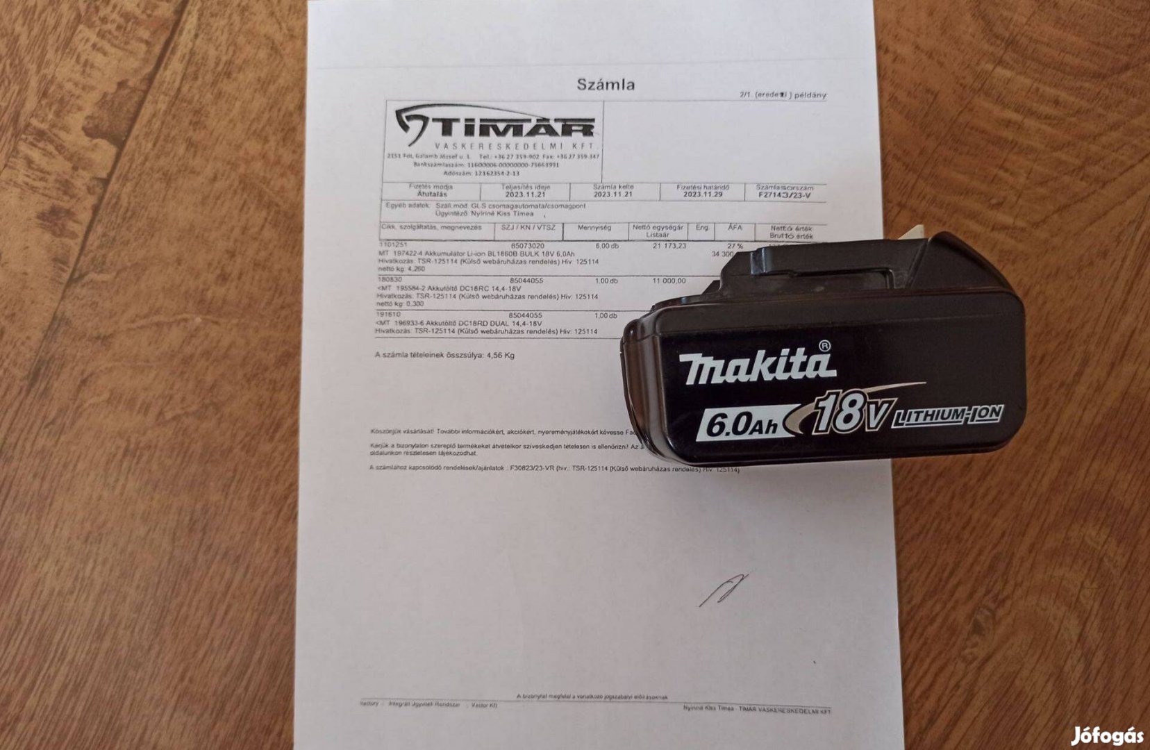 Makita 6ah akkumulátor egy hónap garancia