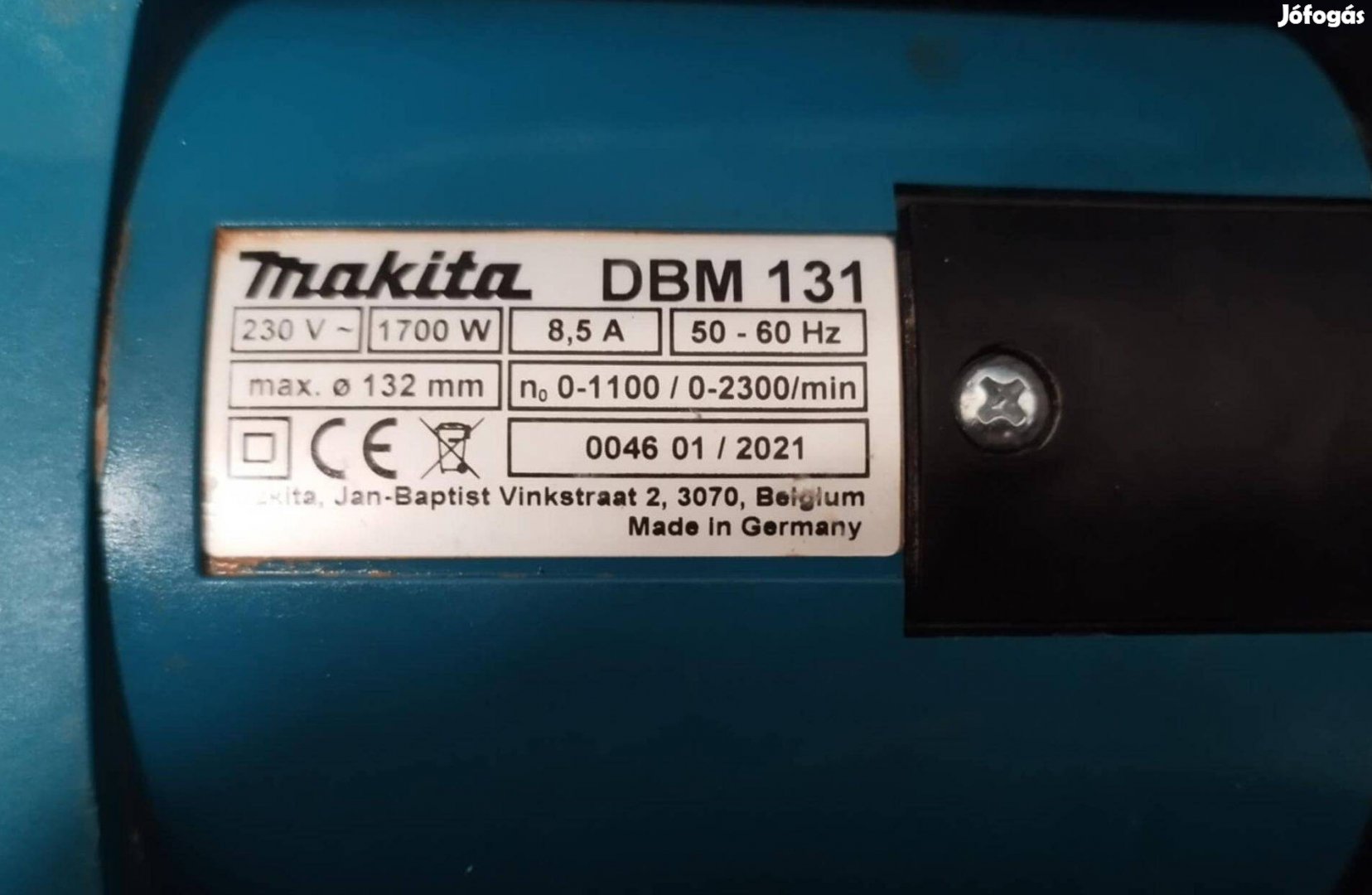 Makita DBM131 gyémánt magfúró 1700W használt eladó