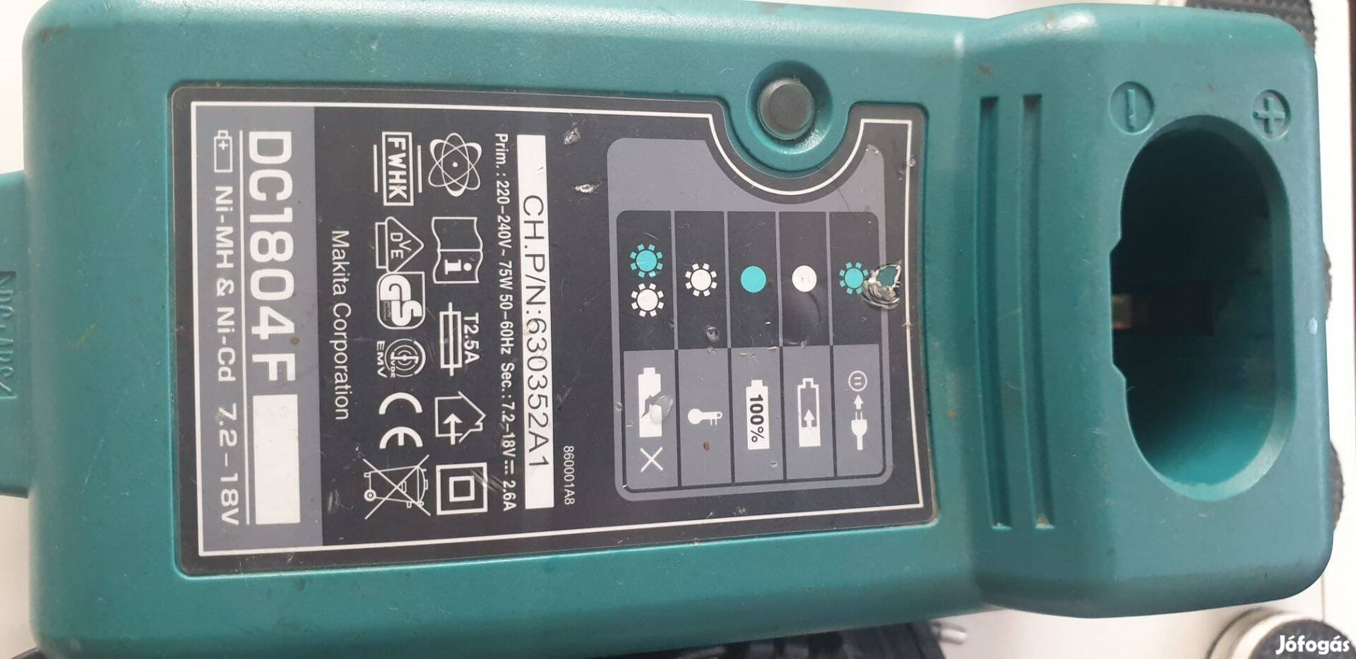 Makita DC1804 F akkumulator töltő