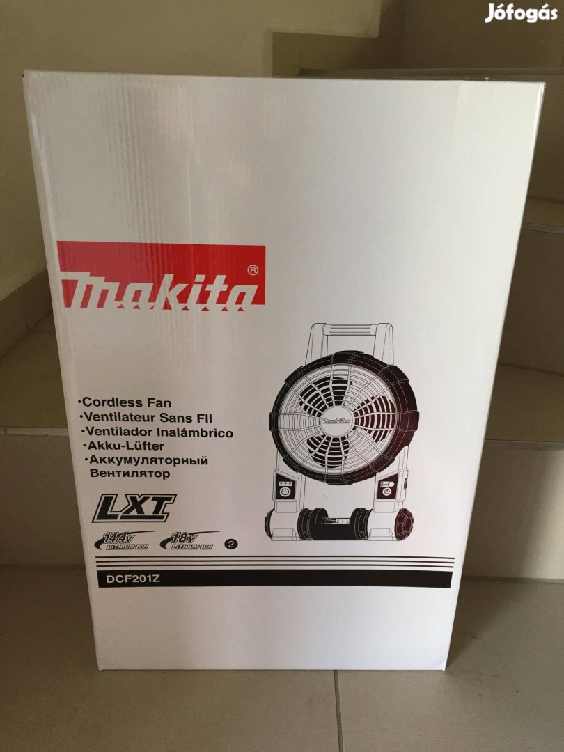 Makita DCF201Z Akkumulátoros ventilátor 18V (Akku-töltő nélkül)