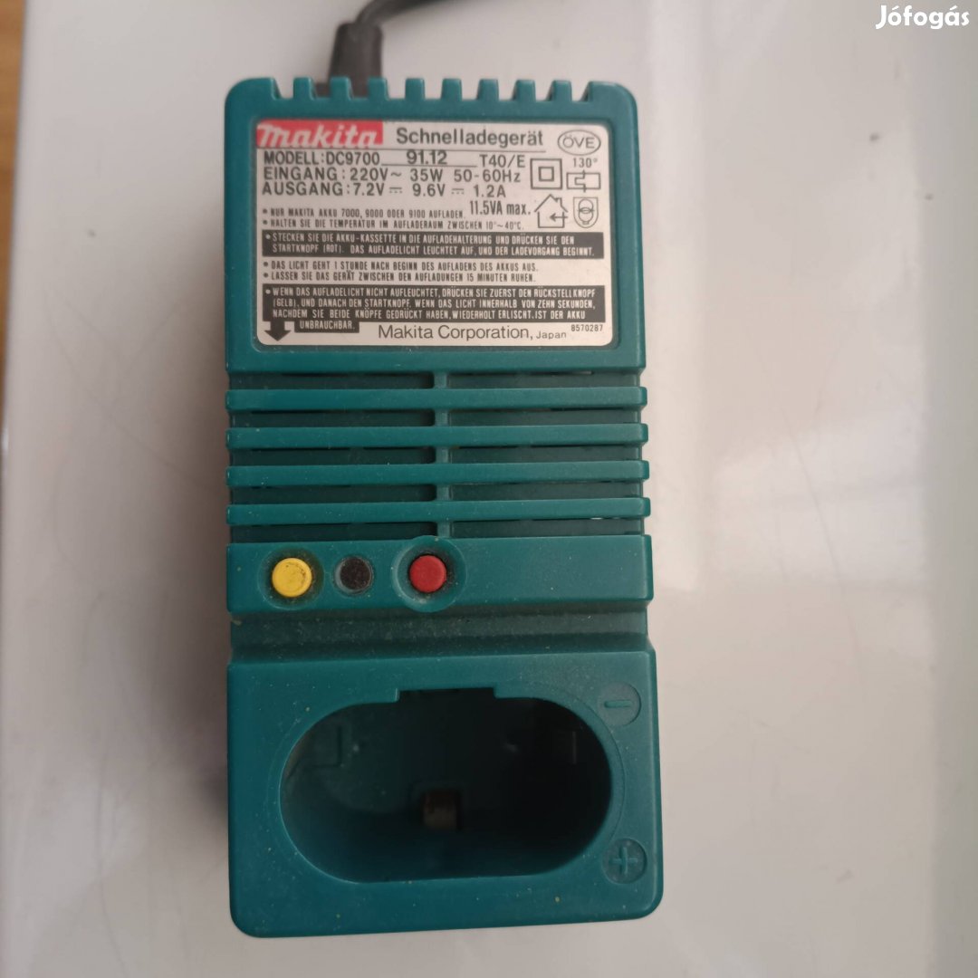 Makita DC 9700 akkumulátor töltő