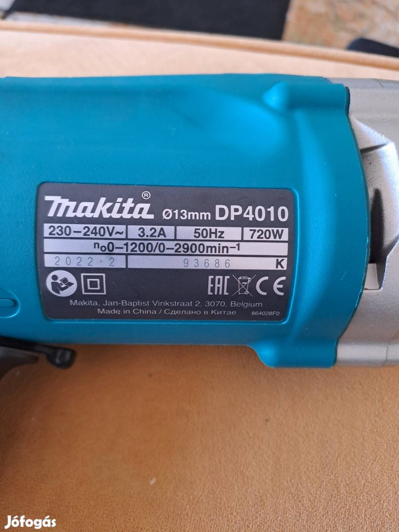 Makita DP4010 fúrógép, vadonatúj állapotban 