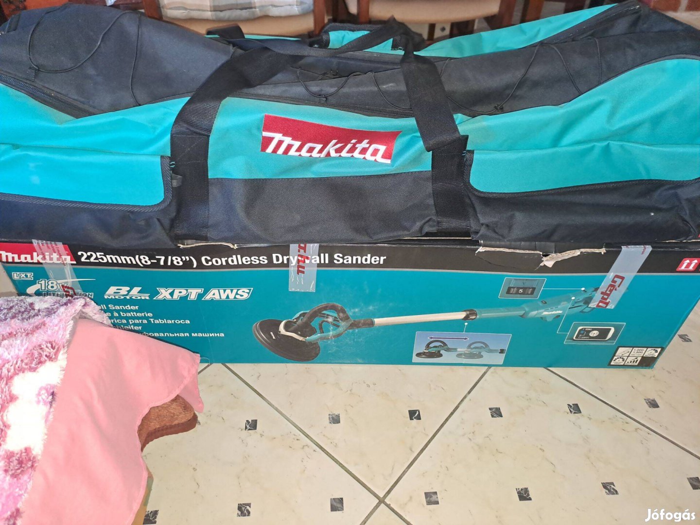 Makita DSL801-es falcsiszoló zsiráf