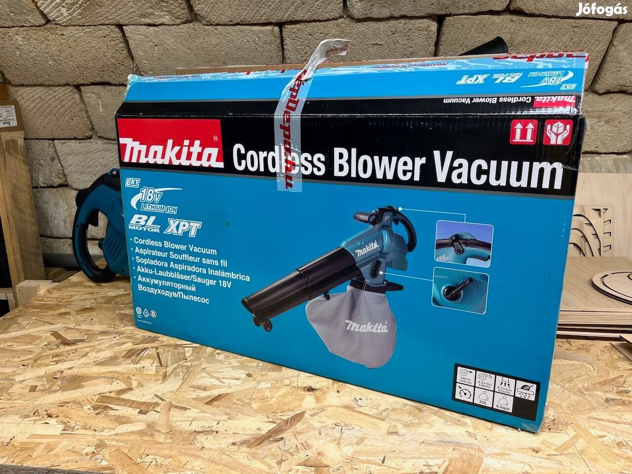 Makita DUB187Z akkus légseprő lombszívó