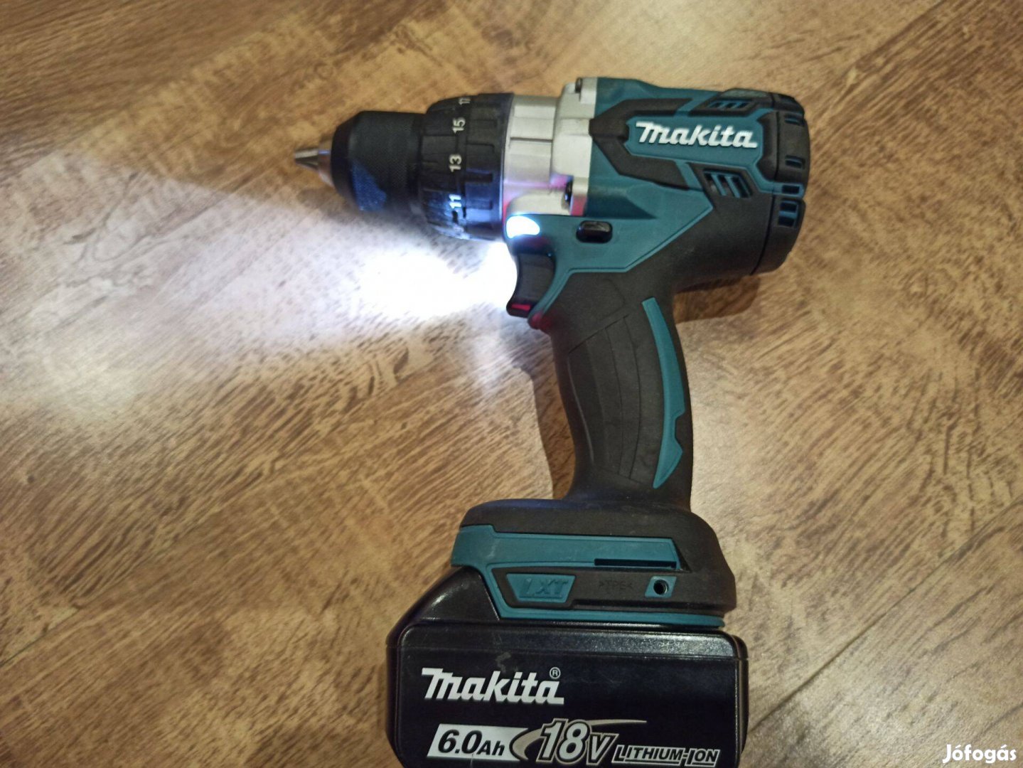 Makita Dhp481 akkus ütvefúró-csavarbehajtó géptest 115 Nm-es géptest