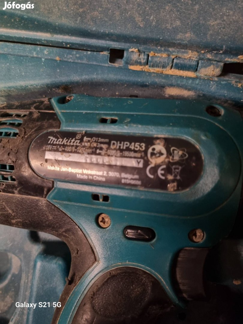 Makita Dhp 453 18 voltos akkus csavarbehajtó