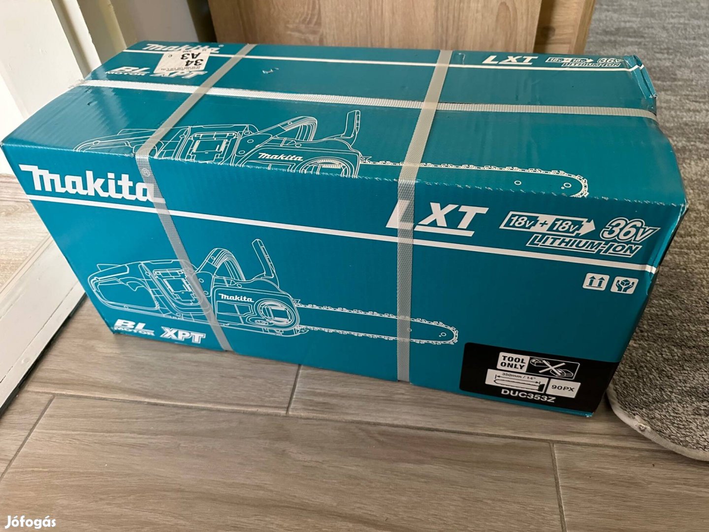 Makita Duc353Z akkus láncfűrész 2 x 18 V | 350 mm , Bontatlan