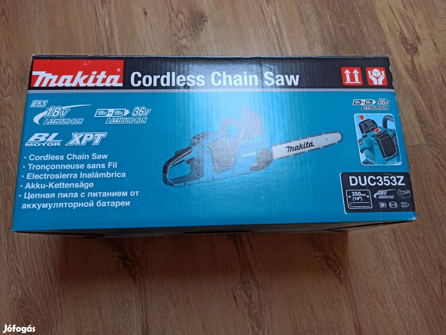 Makita Duc353 akkus láncfűrész géptest új garis