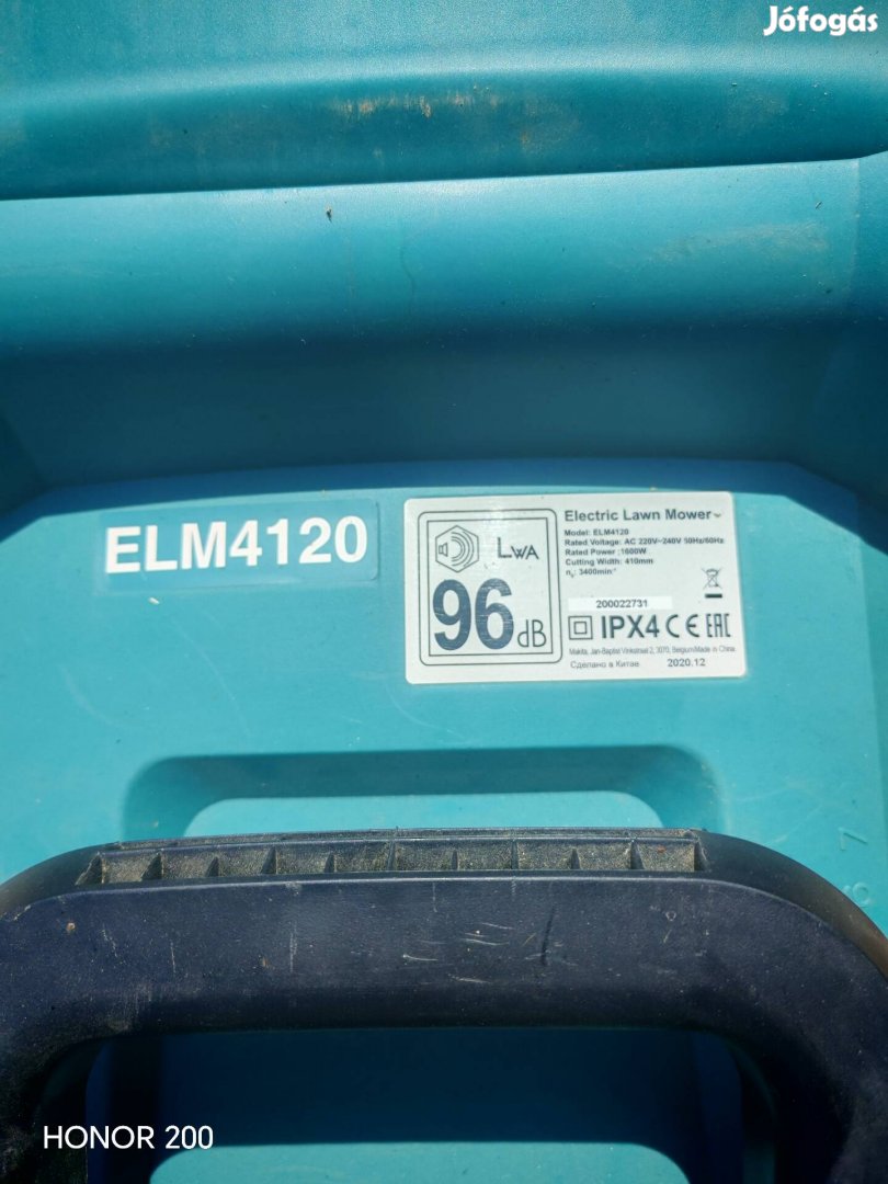 Makita ELM4120 Elektromos Fűnyíró 
