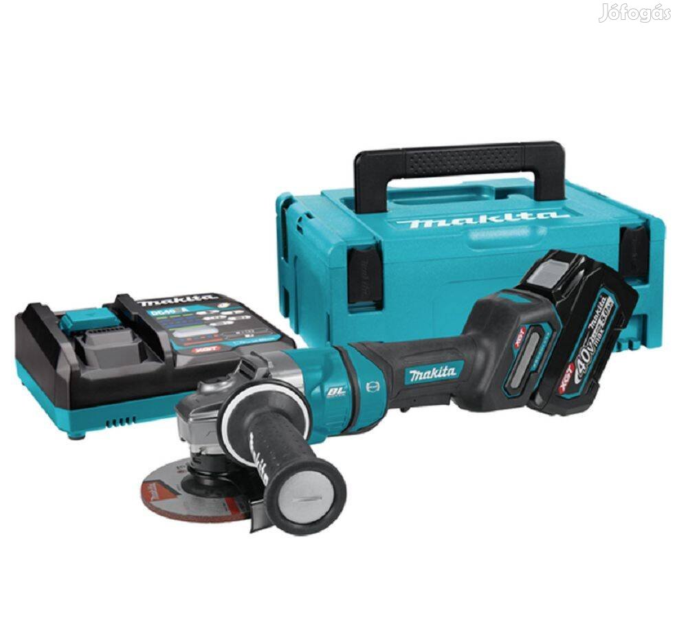 Makita GA050GT101 Akkus sarokcsiszoló 40V Max Xgt/1x5.0Ah/125mm Makpac