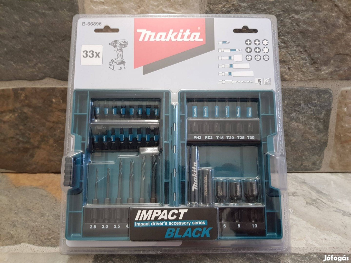 Makita Impact Black 33 részes Fúró Bit Dugókulcs készlet