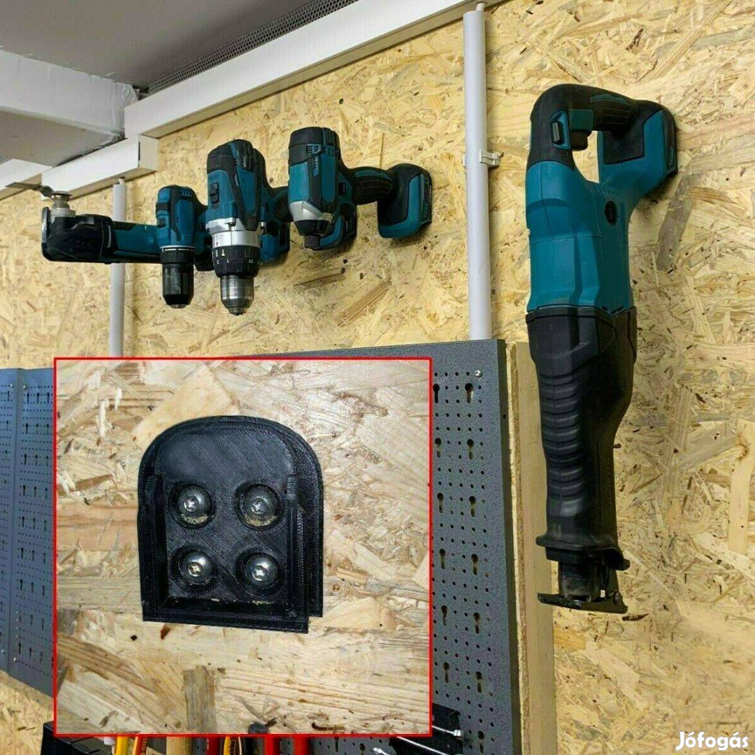 Makita Lxt 18V akkumulátoros gépekhez fali tartó konzol