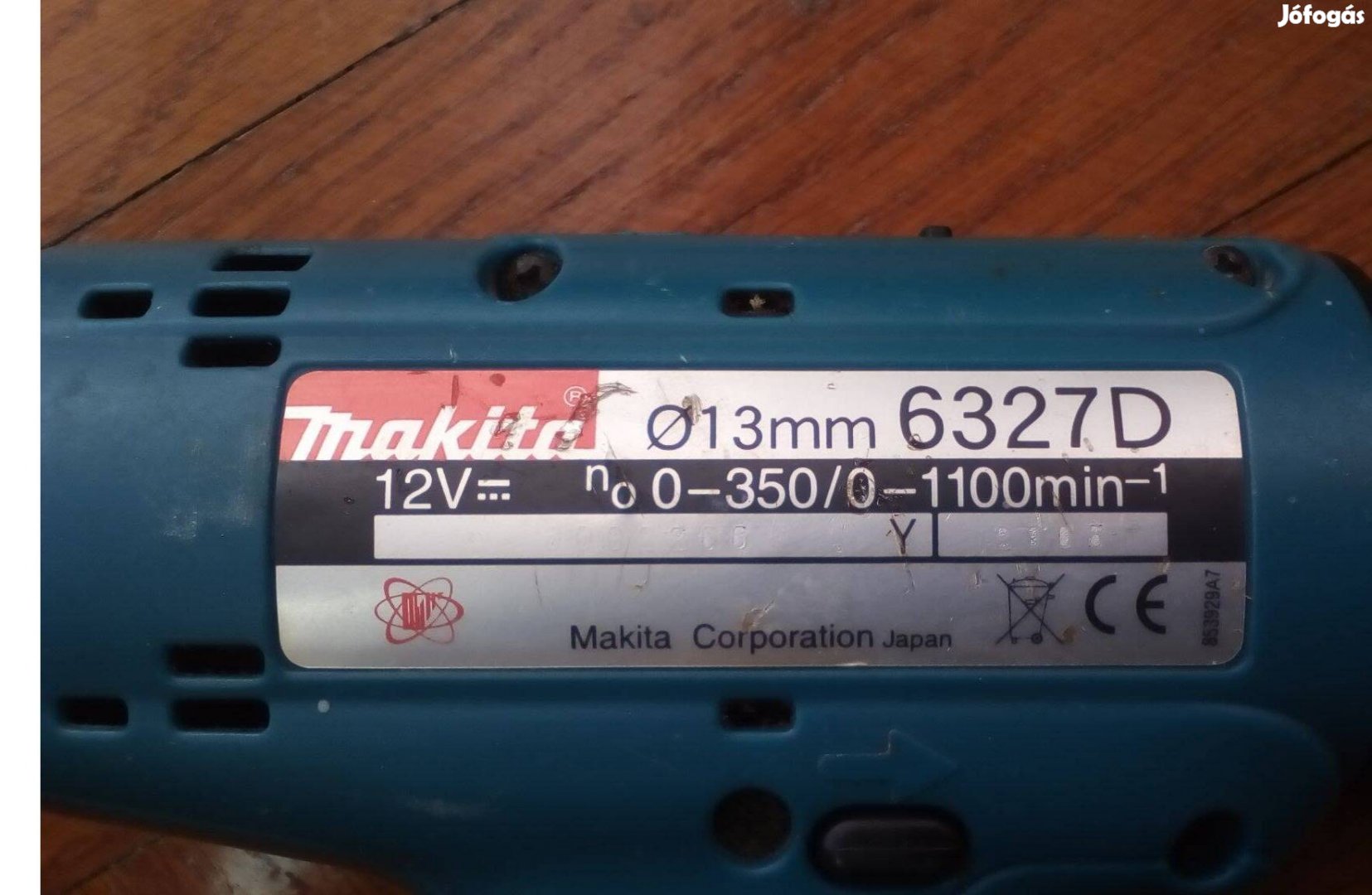 Makita akkumulátoros fúró, csavarbehajtó (6327D,12V,Ni -Cd, Japan)!