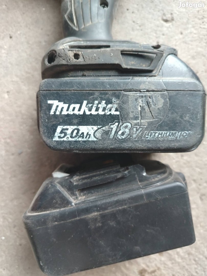 Makita csavarbehajtó 2db rossz akkumulátor eladó 
