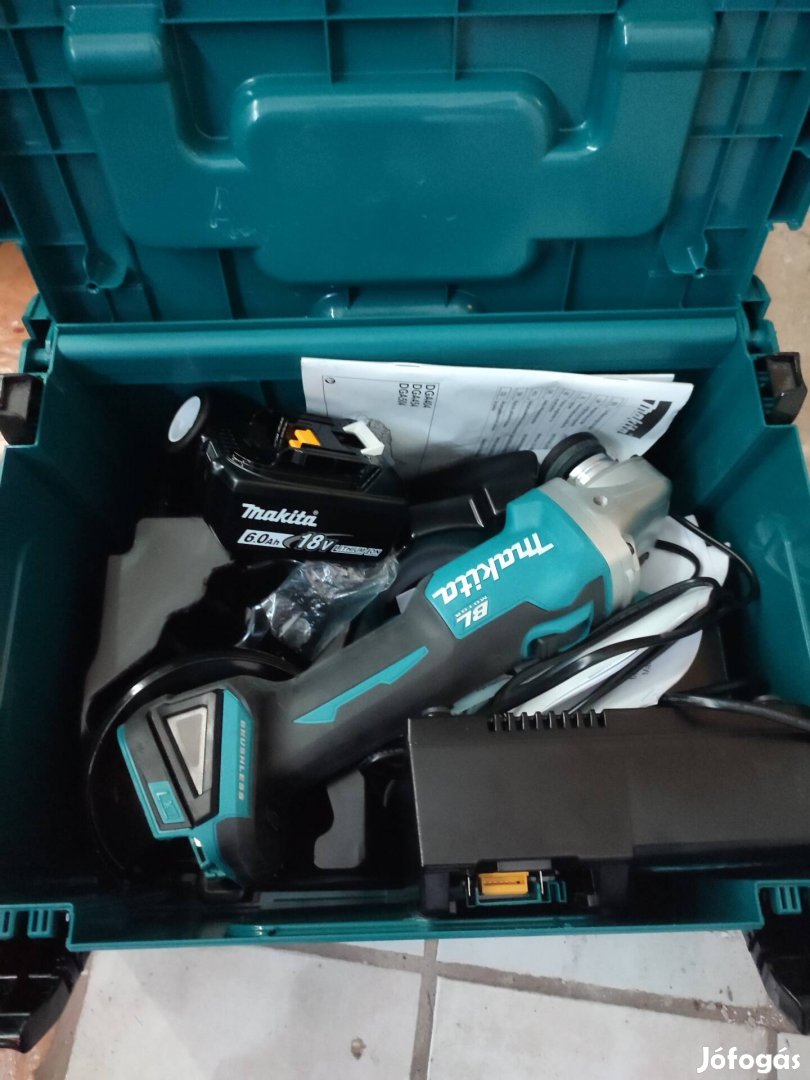 Makita dga504 akkus flex komplett szett új 