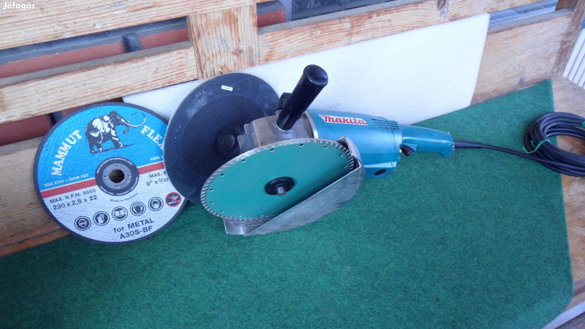 Makita nagy flex sarokcsiszoló csiszoló (új állapot) 236 mm Bosch lap