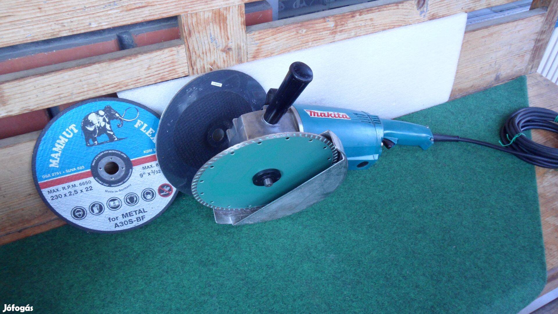 Makita nagy flex sarokköszörű csiszoló (új állapot) 232 mm Bosch lap