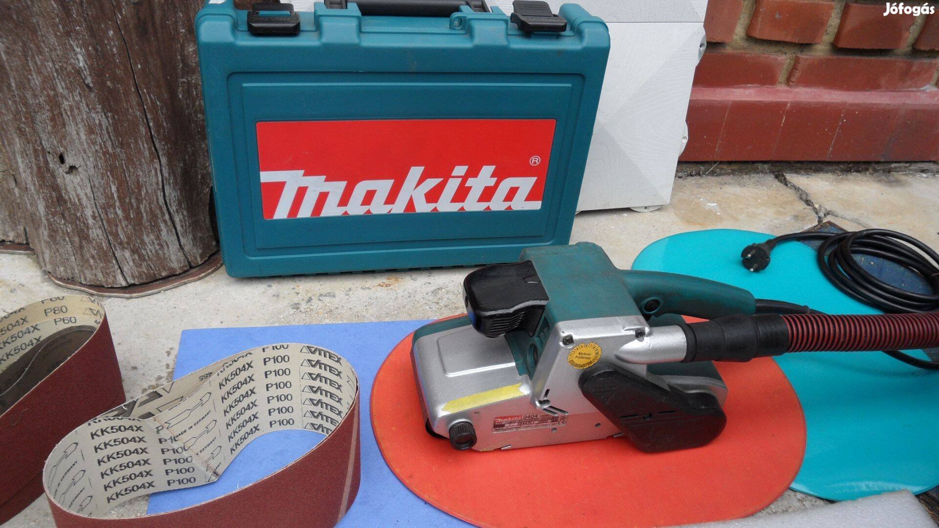Makita szalagcsiszoló csiszoló 100 mm szabályzós 1110 W Bosch Elu pap