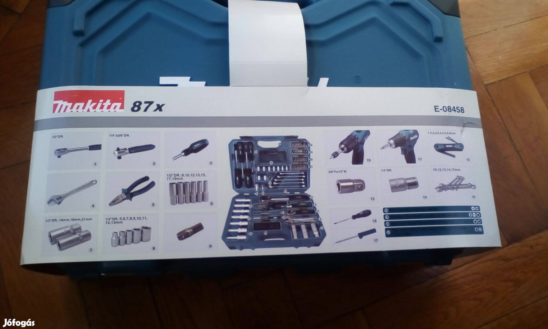Makita szerszámos készlet (új, 87 db-os)!