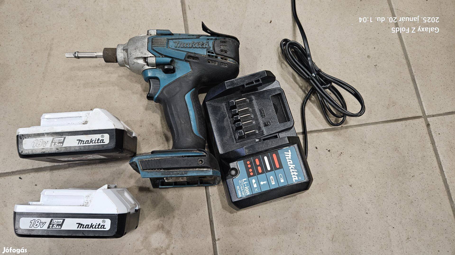 Makita td127d 2db új akku új töltő