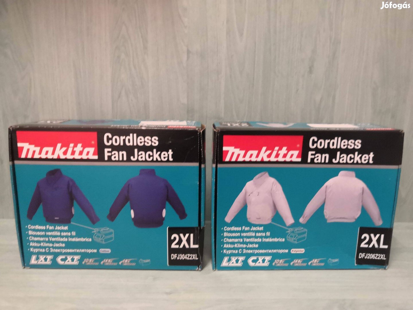 Makita új hűthető akkus kabát kék vagy fehér színben