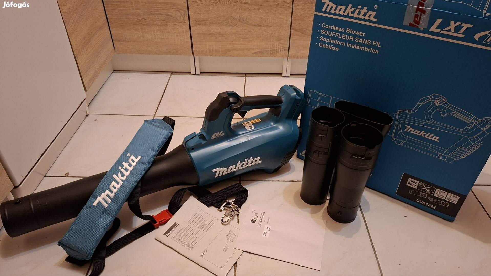 Makita újszerű légseprű, aksis 3éves mindenestől!