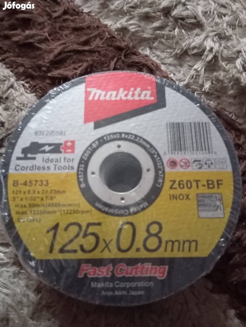 Makita vágó Korong 125x0.8