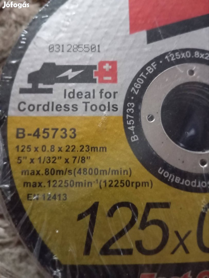 Makita vágó Korong 125x0.8