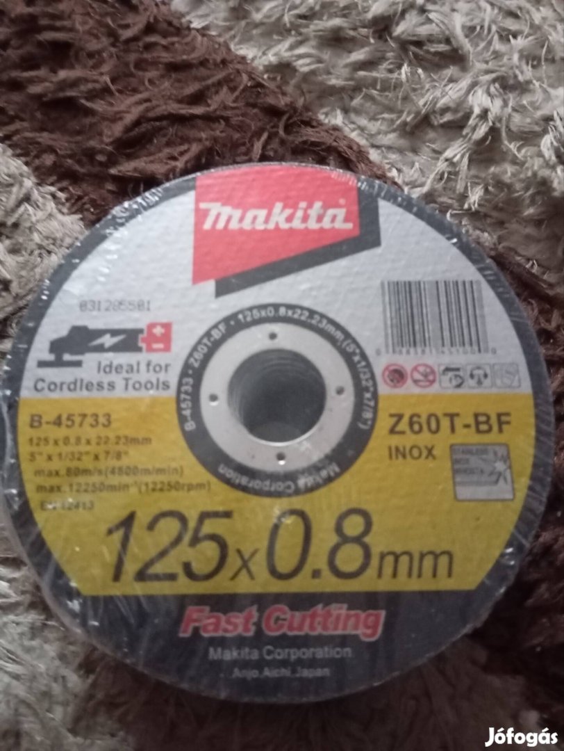 Makita vágó Korong 125xo.8 as
