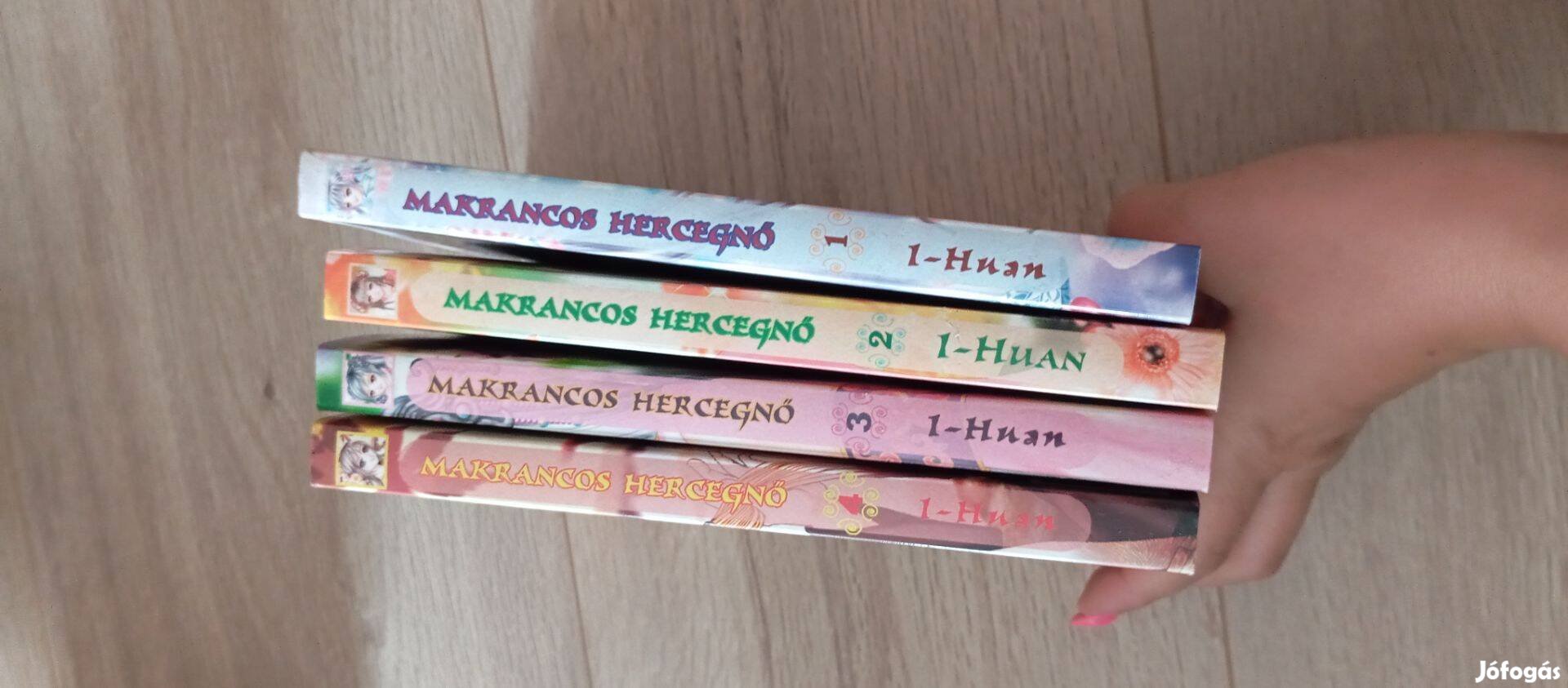 Makrancos hercegnő manga 1-4