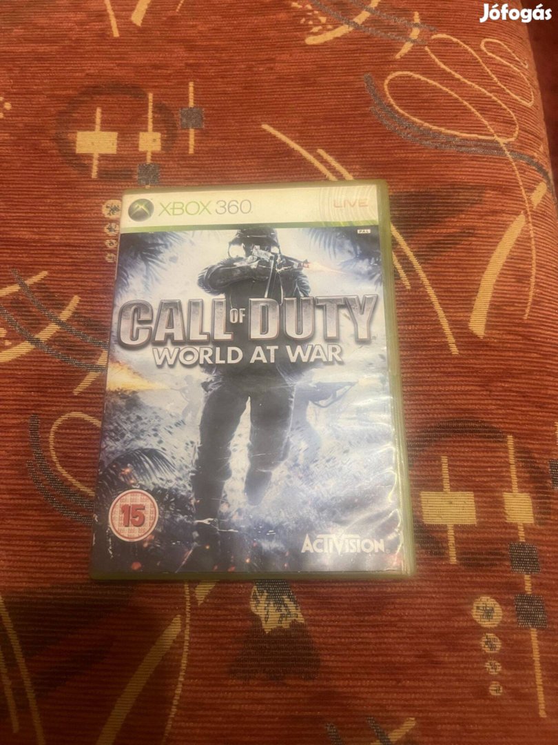 Makulátlan Xbox 360 Call of Duty World at War eladó