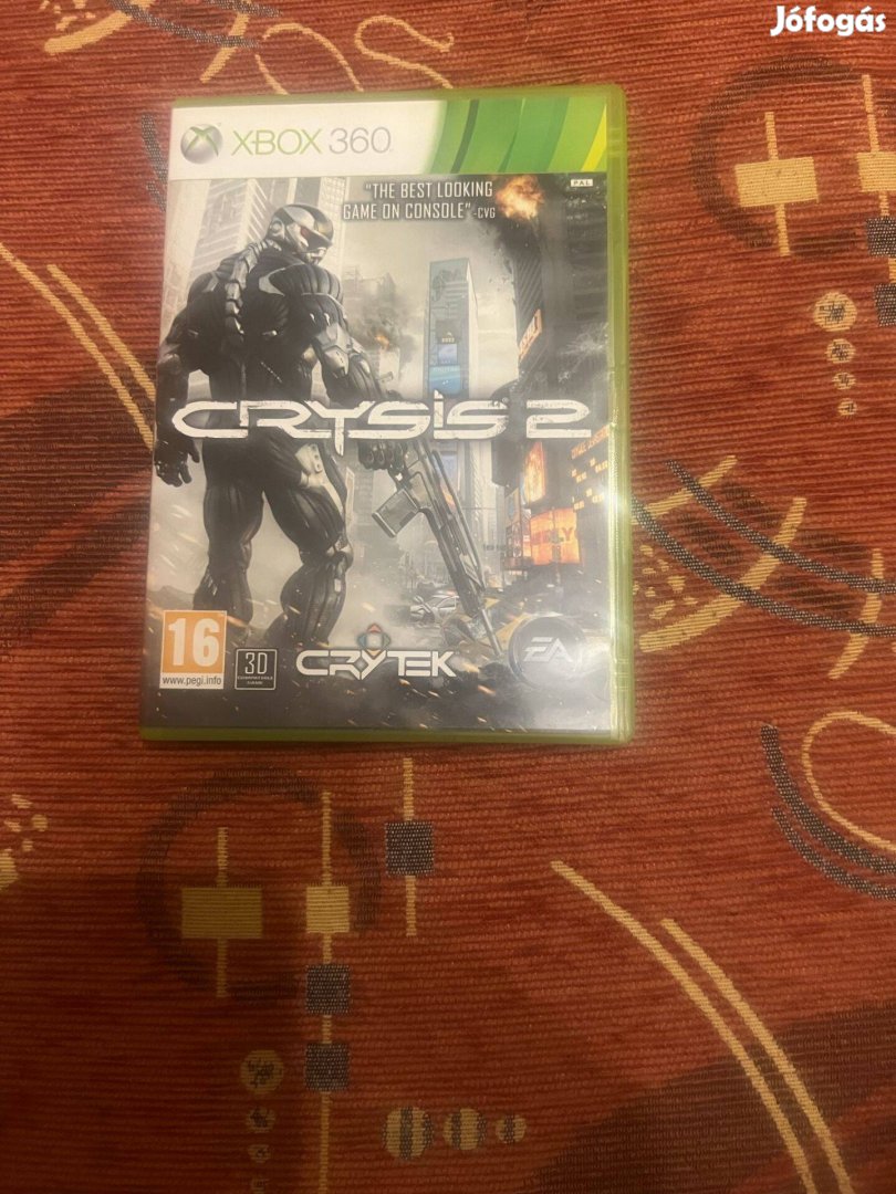 Makulátlan Xbox 360 Crysis 2 eladó